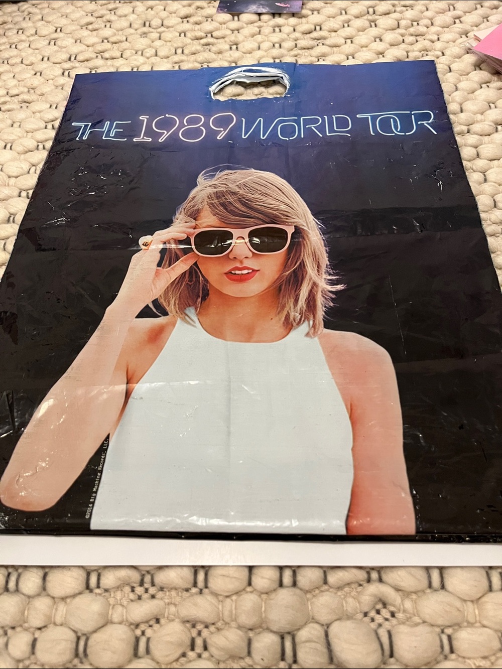 Taylor Swift 1989 World Tour merch bag, plus bonus unofficial 1989 patch